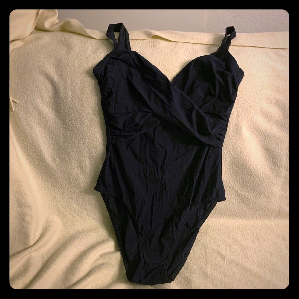 Karla Colletto Twist Front, Underwire One Piece